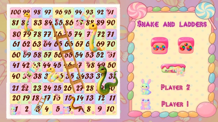 Snakes And Ladders - Candyland Multiplayer screenshot