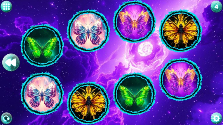 Space Memory: Butterflies screenshot