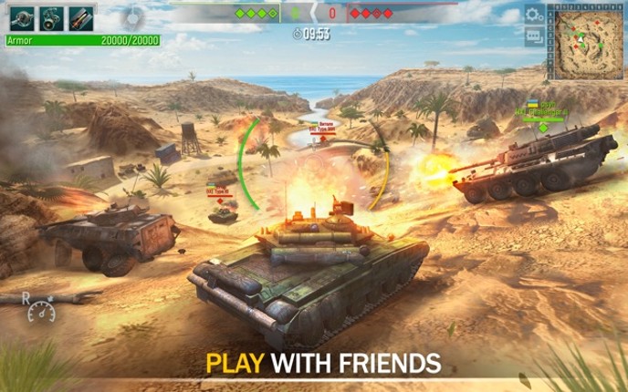 Tank Warfare: War Game blitz screenshot