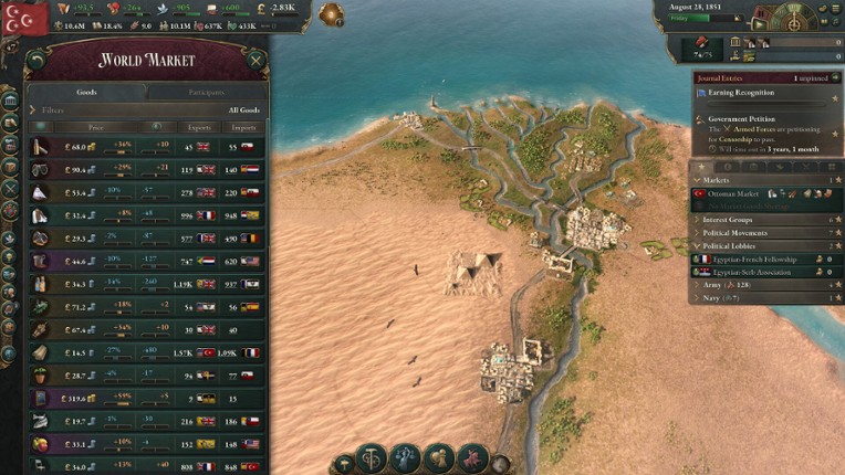 Victoria 3 screenshot