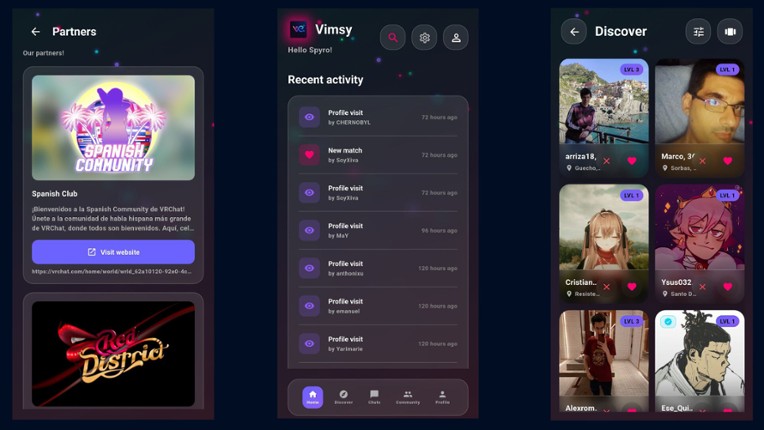VIMSY – Meet Gamers & Make Friends screenshot