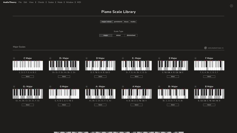 AudioTheory Piano Keys screenshot