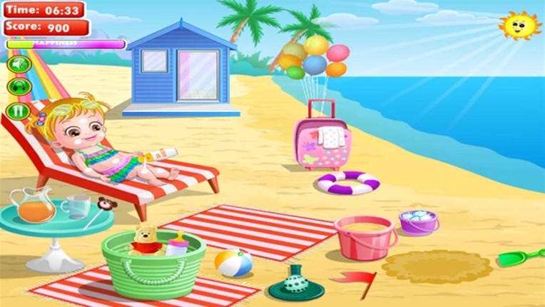 Baby Hazel in the Sand screenshot