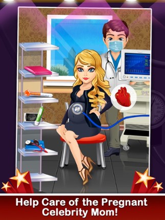 Celebrity Mommy's Hospital Pregnancy Adventure - new born baby doctor & spa care salon games for boys, girls & kids screenshot