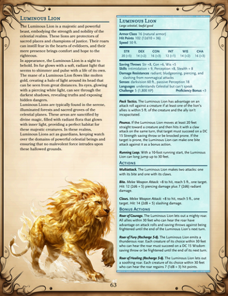 Celestial Realms: Divine Forces and Heavenly Beasts for 5E screenshot
