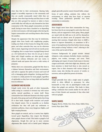 Eldritch Ancestries: Grippli [PF2e] Image