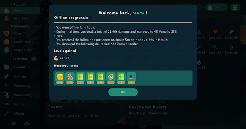 Idle Clans - MMORPG screenshot