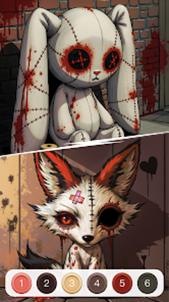 Broken Doll Color by Number screenshot