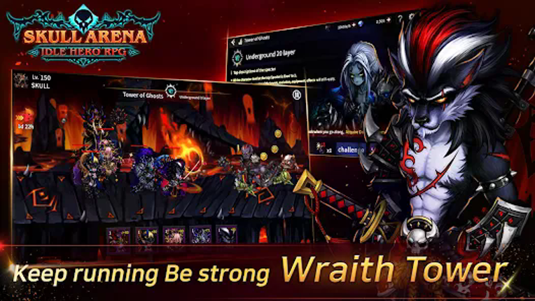 Skull Arena: Idle RPG screenshot