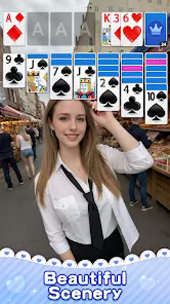Solitaire Angel - Card Puzzle Image