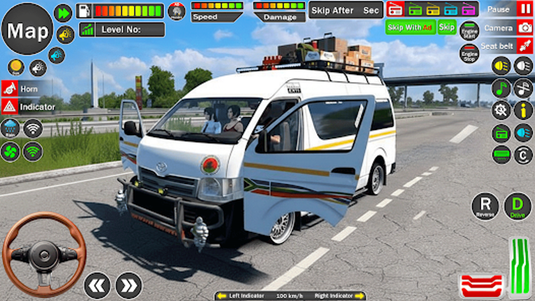 Van Driving Dubai Van Game screenshot