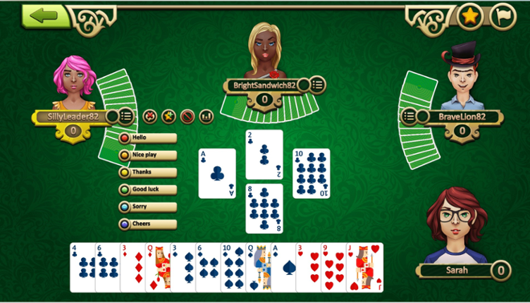 Hearts Online screenshot