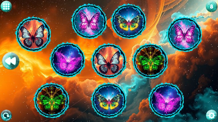 Space Memory: Butterflies screenshot