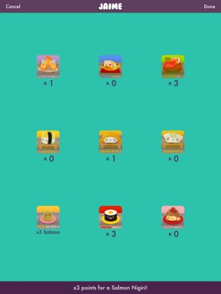 Sushi Go! Score Calculator screenshot