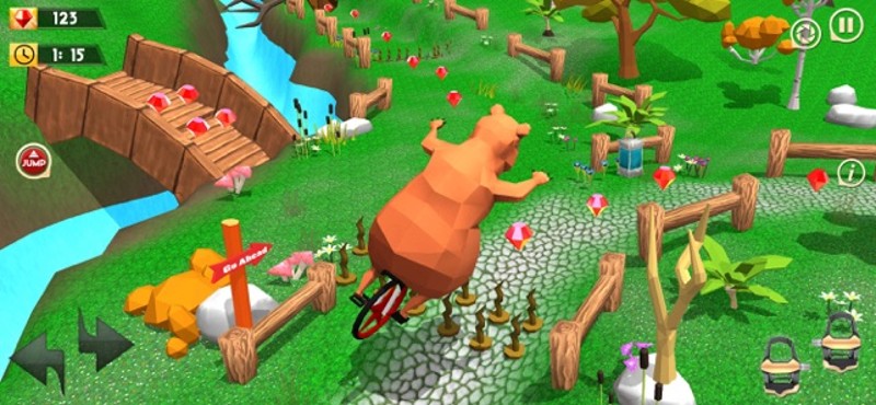 Unicycle Racing 3D Simulator screenshot