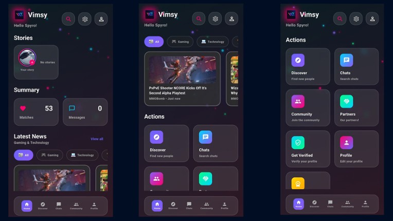 VIMSY – Meet Gamers & Make Friends screenshot
