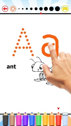 Write ABC Free Game for Children: Learn to writing letter and numbers HD Image