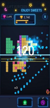 Brick Breaker: SweetMonster screenshot