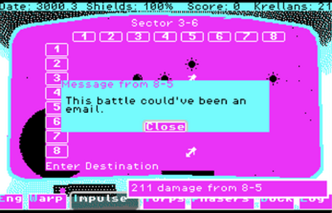 CGA Trek screenshot
