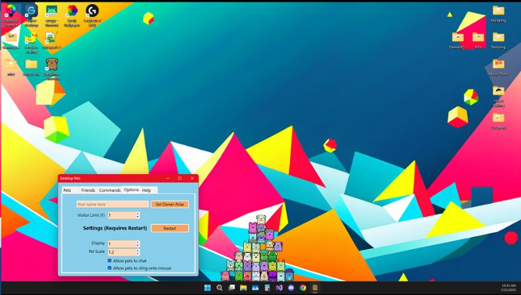 Datquinso Desktop Pets screenshot