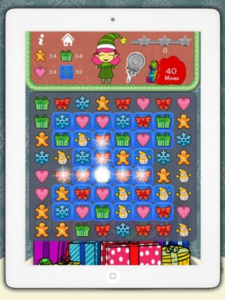 Elf’s christmas candies smash – Educational game for kids from 5 years old screenshot