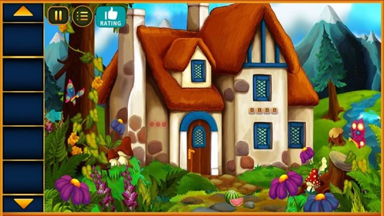 Escape Game Cartoon Village Image