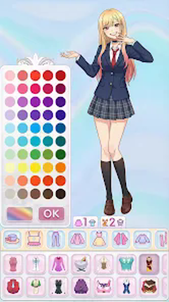 Anime Moe Girls Dress Up Games Image
