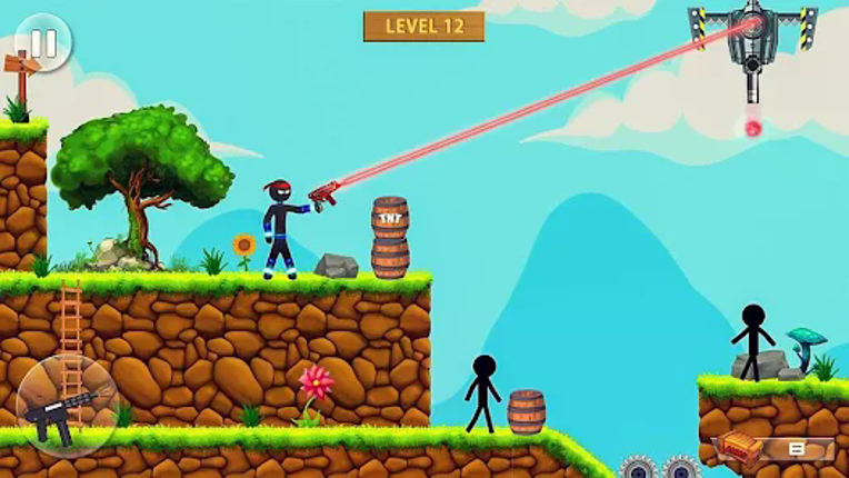 Stick Man: Shooting Game Image
