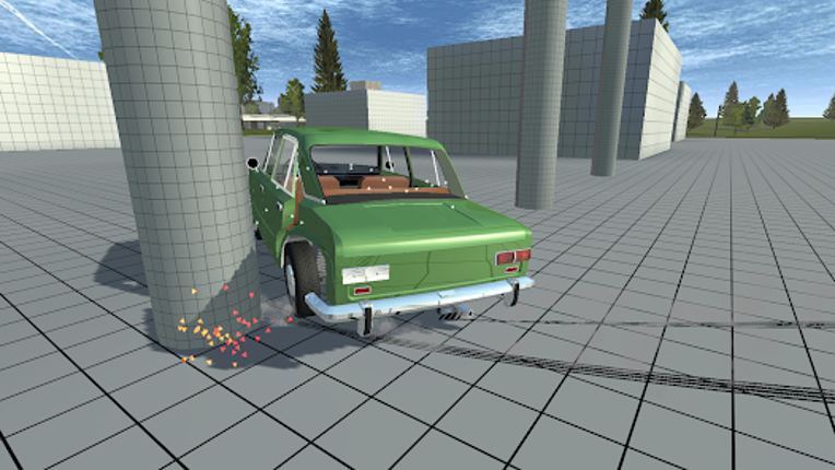 Simple Car Crash Physics Sim screenshot