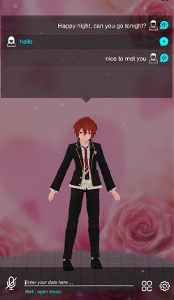 Cute virtual assistant screenshot