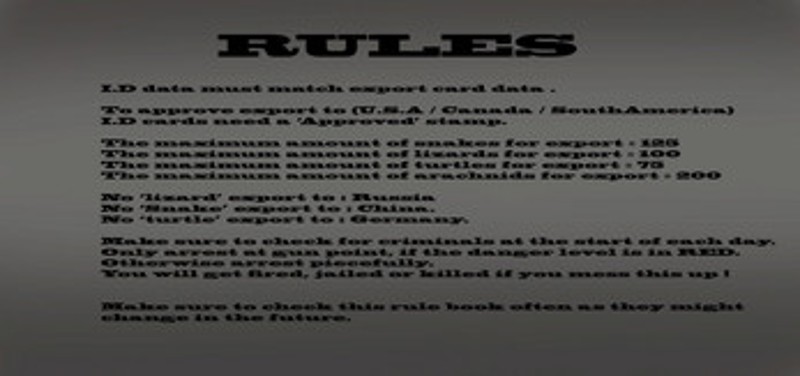 REPTILE EXPORT 2017 screenshot