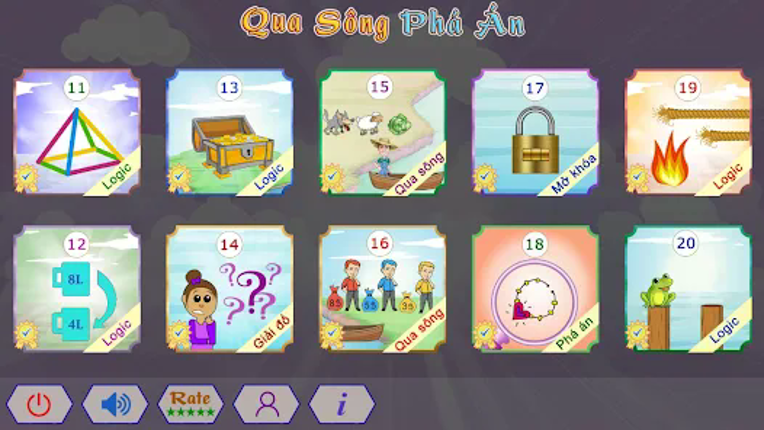 Qua Sông Phá Án -Giải đố logic screenshot