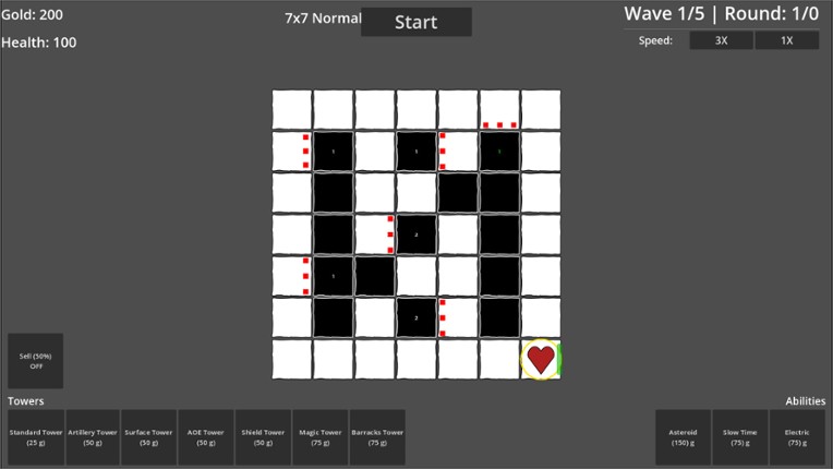 Grid Battles screenshot