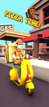 Pizza Delivery Boy Rush Image