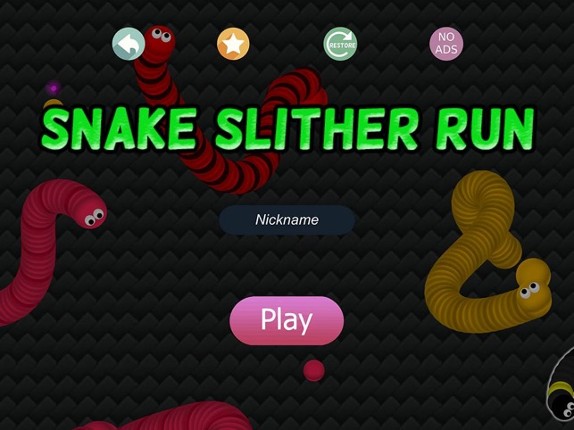 Snake Running Games - Hungry Battle Worm Eat Color Dot Skins Image