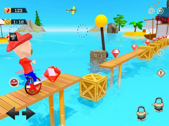 Unicycle Racing 3D Simulator screenshot