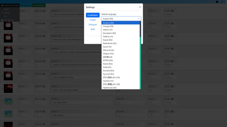 Visual Novel Workshop screenshot