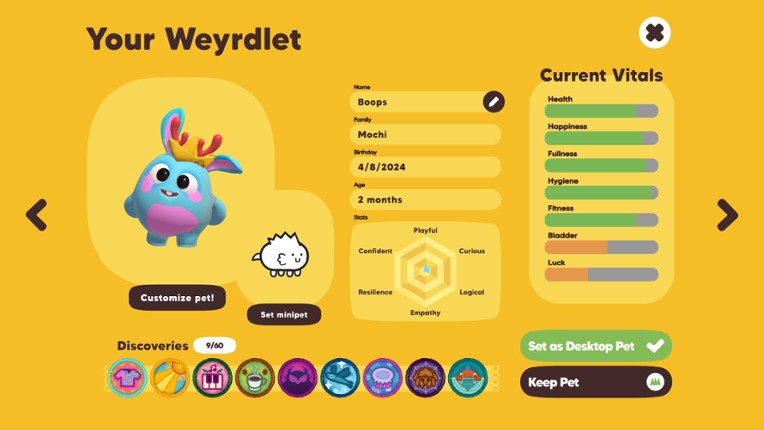 Weyrdlets screenshot