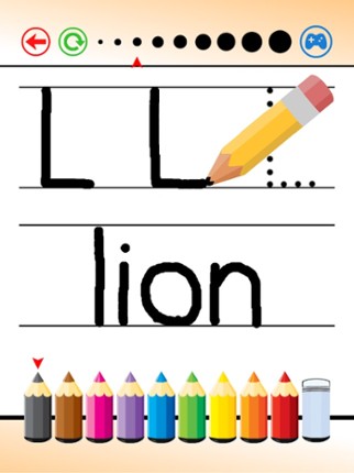 Writing Words, Letters A to Z and Coloring Book screenshot