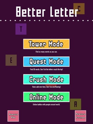 Better Letter word puzzle game screenshot