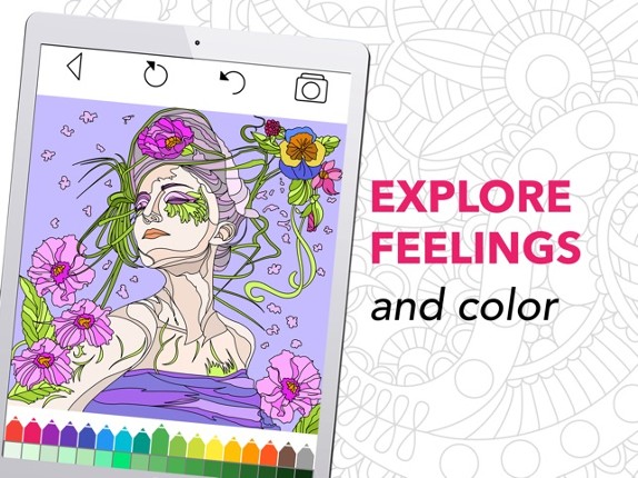 Coloring Book for Adults + screenshot