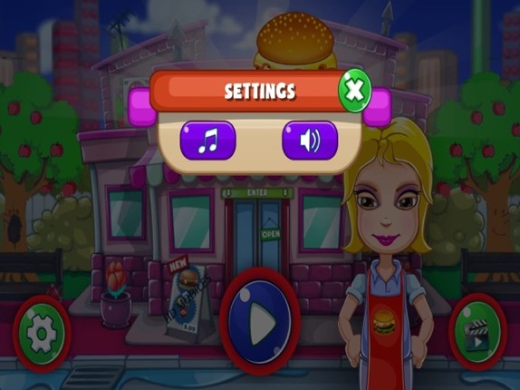 Cookings Games Hamburger screenshot