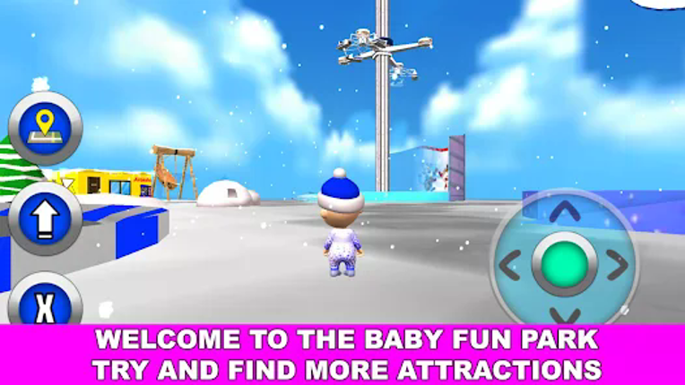 Baby Snow Park Winter Fun Image