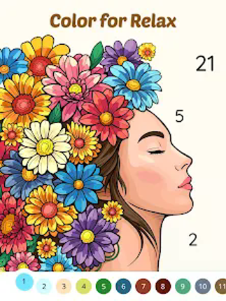 Color Aura: Paint by number Image