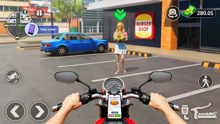 Urban Food Delivery Game screenshot