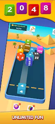 2048: 2048 Cube Game screenshot