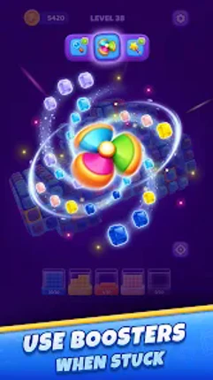 Gem Mosaic: 3D Sort Puzzle screenshot