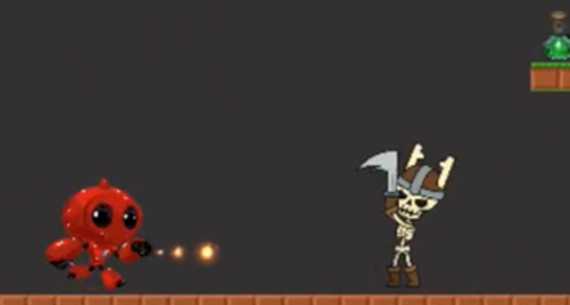Red Bot's First GameJam Adventure Image