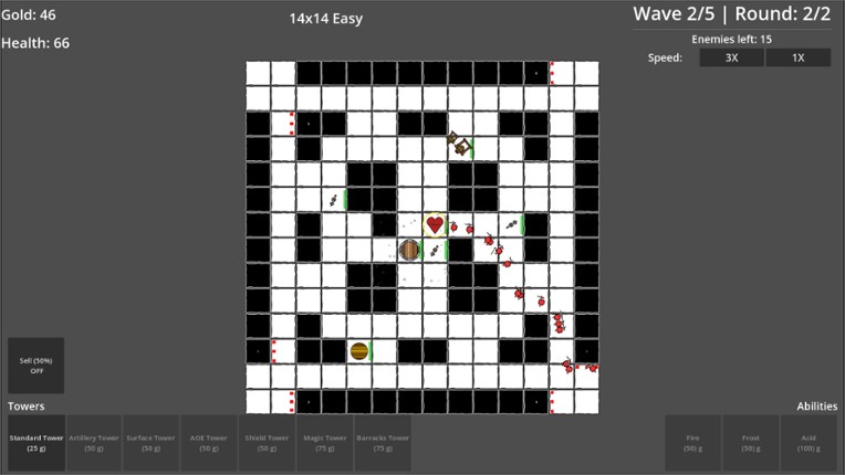 Grid Battles screenshot