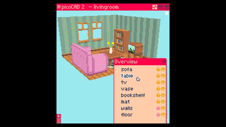 picoCAD 2 screenshot